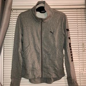 PUMA Zip Up Sweatshirt Size: L